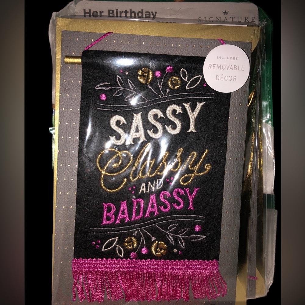 Her Birthday cards with removable decor
